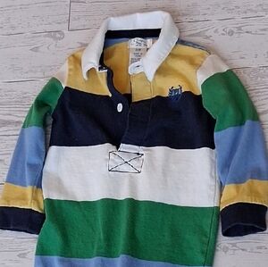 Chaps Multicolor Striped Kids Footie